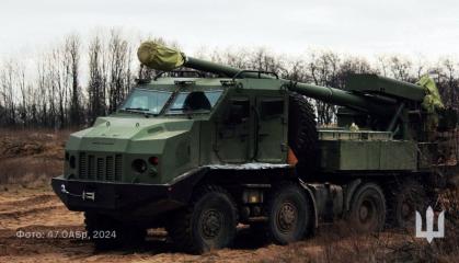 САУ 2С22 "Богдана" можна відремонтувати за 48 годин, а ресурс ствола сягає до 8000 пострілів 