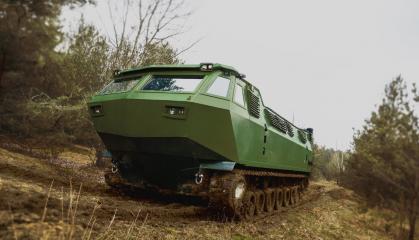 На заміну виготовленим у Луганську амфібіям ПТС-М у Чехії розробляють машину MEANDER на базі рятувальної KALAN