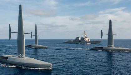 Вперше показали як виглядатиме дрон-вітрильник з "протиугінною системою" із Tomahawk та вітрилом у 43 метри заввишки