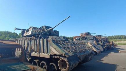 Росіяни озброїли трофейну БМП M2 Bradley автоматичною гарматою з БТР-82А або БМП-3