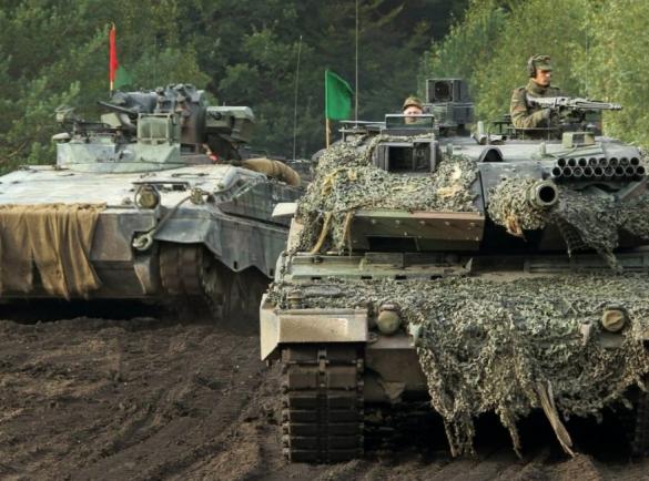 Танки Leopard 2A6 та БМП Marder від Німеччини вже в Україні