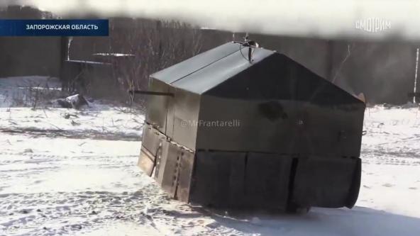 Рашисти все ж таки зробили захист від FPV-дронів за рахунок "вентиляторів" та вже тестують зразок