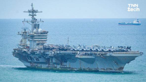 Як виглядає атомний авіаносець США після 286 діб у морі й чи все з ним після цього добре